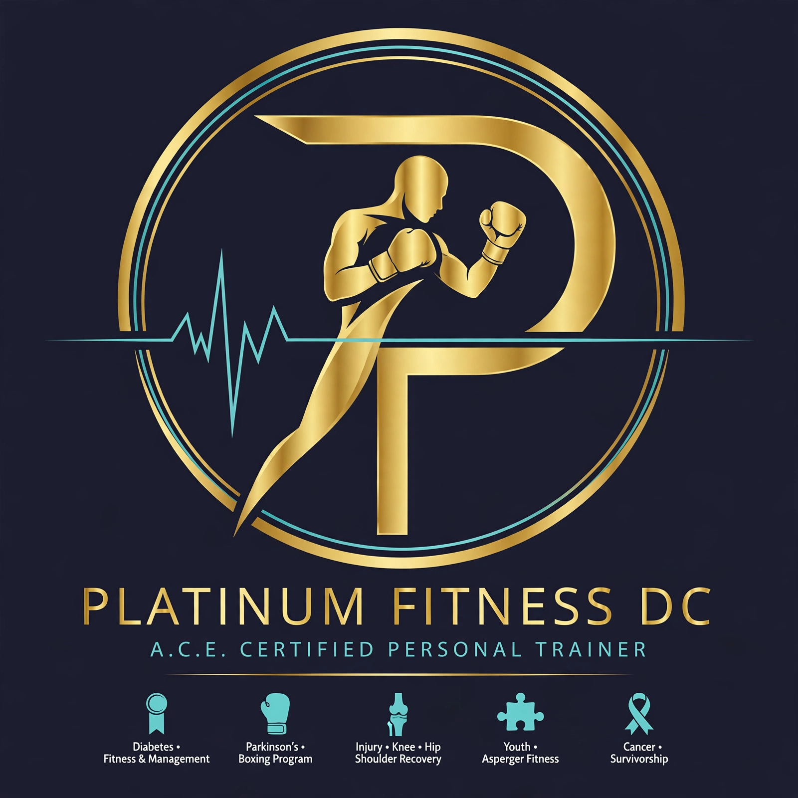 Platinum Fitness DC logo